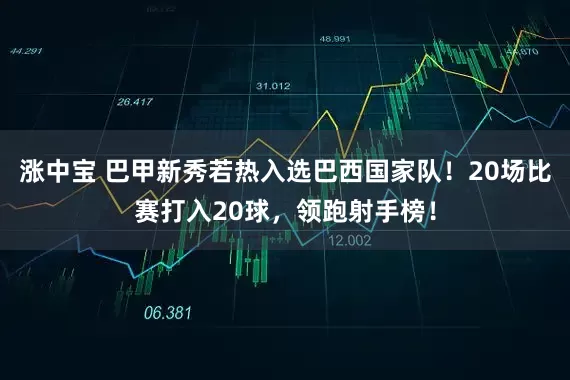 涨中宝 巴甲新秀若热入选巴西国家队！20场比赛打入20球，领跑射手榜！